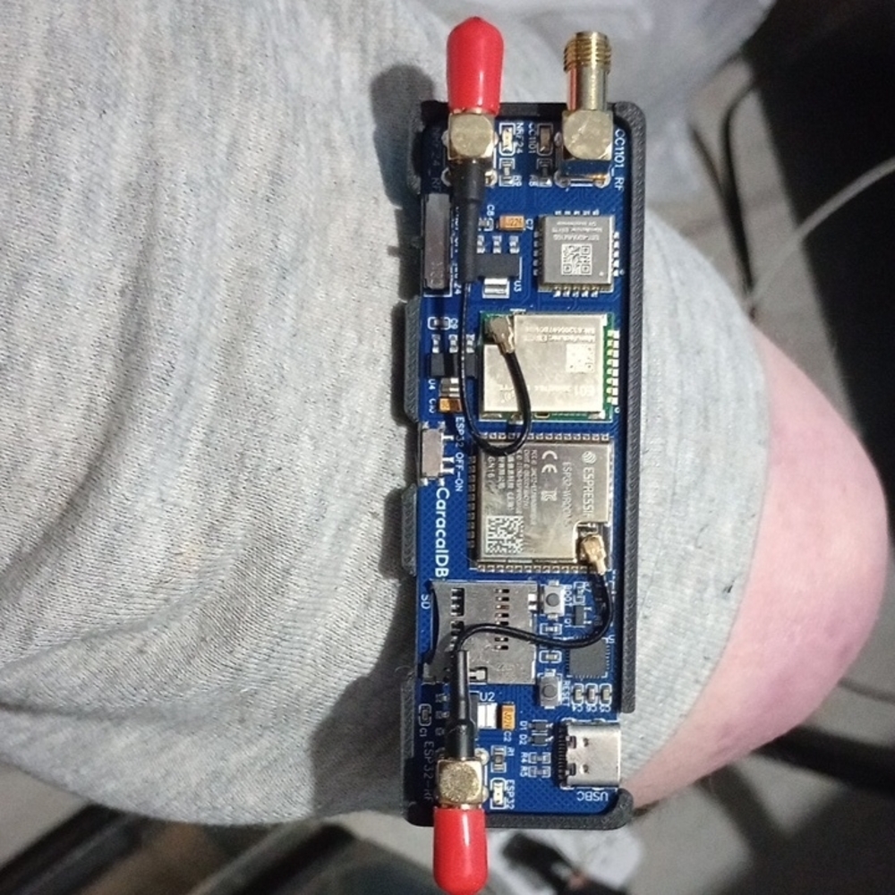 CaracalDB three chip Dev board for the Flipper Zero